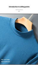 Large Size Men Autumn Winter Medium Collar Double-Sided Velvet Bottoming Shirt Trend Within the Warm Autumn Coat Long-Sleeve