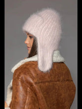 Winter Hat Women Russian Winter Trapper Hat with Ear Flaps - Thick Knitted Ushanka for Cold Weather Military Style Fur Pilot Hat