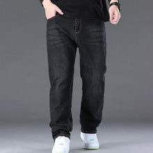Big Size Men's Jeans High Stretch Denim Fabric Large Size Pants for 45-150kg Jeans Hombre Wide Leg Jeans Pantalon Homme