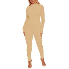 Bangniweigou Fleece Stretchy Cozy Jumpsuit Long Sleeve Women Autumn Winter Fitness Zip Up Black Red Khaki Overalls Streetwear