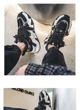 Luxury Men's  Casual Height Increasing Patchwork Sneakers