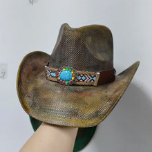 New cowboy hat women men fashion western knight hat embroidery accessories travel sun hat