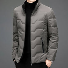 New Men's Lightweight Duck Down Jackets 2025 Autumn Winter Business Casual Warm Puffer Coat Windproof Solid Padded Tops Clothing