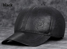 2025 Male Genuine Leather Cowhide 56-60CM Black/Brown Baseball Caps Eagle Print For Man Casual Street Gf Gorras Dad Hat