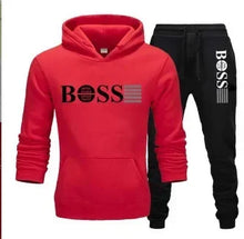 Two-piece Fitness Sets for Autumn and Winter, Casual Sportswear for Both Men and Women, Paired with Fashionable Hooded Sweatshir