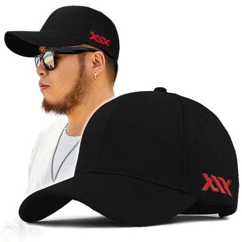 Large size baseball cap big head men cotton sport hats top grade women sun caps male plus size snapback hat 56-58cm 60-68cm