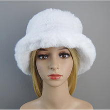 2025 New Style Fake Rabbit Fur Hats Super Soft Women Winter Hat Cotton Lining Warm Russian Fashion Ski Beanies Plush Solid Color