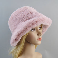 2025 New Style Fake Rabbit Fur Hats Super Soft Women Winter Hat Cotton Lining Warm Russian Fashion Ski Beanies Plush Solid Color
