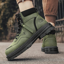 CYYTL Mens Boots Ankle Casual Winter Shoes Cowboy Combat Tactical Motorcycle Leather Chelsea Work Outdoor Hiking Luxury Designer