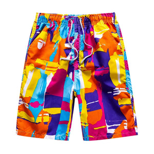 Men's Quick Dry Swim Trunks Beach Shorts