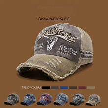 New Cool Fashion Men Washed Cotton Baseball Cap Retro Four Seasons Male Outdoor Sport Cap Hat For Men Accessory