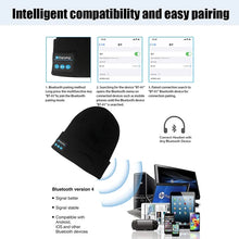 Fone Bluetooth Headphones Winter Warm Beanie Knit Hat Music Wireless Bluetooth Headset Sports Cap Wireless Earphones Hats