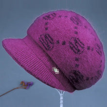 Winter Hat for Women Scarf Beanie Fleece Lined Ear Flap Thermal Knitted Berette Unisex Cold Weather Outdoor Mother Elderly