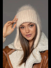 Winter Hat Women Russian Winter Trapper Hat with Ear Flaps - Thick Knitted Ushanka for Cold Weather Military Style Fur Pilot Hat