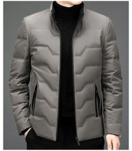 New Men's Lightweight Duck Down Jackets 2025 Autumn Winter Business Casual Warm Puffer Coat Windproof Solid Padded Tops Clothing