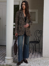 2024 Fall / Autumn Winter New Women Fashion Basic Leopard Jacket Basic Blazer