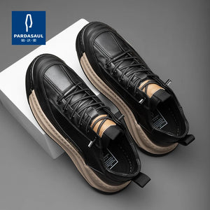 Men's Thick Sole warm Leather Casual Shoes