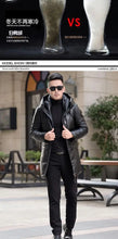 Sheepskin Down Jacket Men Mid Length Korean Slim Fitting Hooded Windbreaker Male Luxury Brand Puffer Jacket Man Winter Down Coat