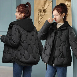 Winter Women Jacket Parkas Coat  Thick Warm and Stylish Padded Jacket for Cold Weather