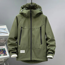 Waterproof Windbreaker Jacket Men 12XL 13XL Plus Size Camp Jacket Coat Male Fashion Casual Fleece Jackets Big Size 13XL