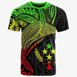 Creative Pohnpei Oversized 3D Printed   Short Sleeved T-shirt for Men and Women Fun O-neck Design