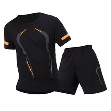 2/4 Pcs Men's Quick-drying Sports Fashion Suit Loose Plus Size Breathable Short Sleeve Joker Running Fitness And Leisure Shorts
