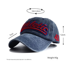Athletic Letter Embroidery Baseball Cap Retro Washed Cotton Peaked Hat Hip Hop Trucker Dad Caps Fashion Sun Hats for Women Men