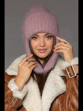 Winter Hat Women Russian Winter Trapper Hat with Ear Flaps - Thick Knitted Ushanka for Cold Weather Military Style Fur Pilot Hat