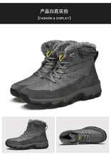 Men's Boots Snow Boot Fashion High Tops Shoes Proof Non-slip