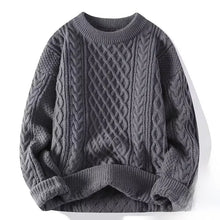Trendy Knitted Sweater For Men Casual Round Neck Pullover Male Knitted Soft Fall Winter Fashion Long Sleeve Mens Kntwear Outwear