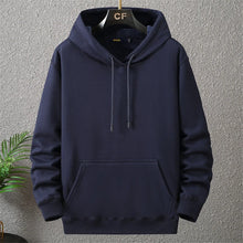 Large Size Men's Hoodie Jacket Hooded Long Sleeve Thick Warm Fleece Lined Sweatshirt Male Casual Winter 10XL 12XL Extra Big Plus