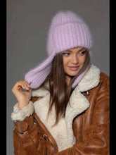 Winter Hat Women Russian Winter Trapper Hat with Ear Flaps - Thick Knitted Ushanka for Cold Weather Military Style Fur Pilot Hat