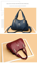 Famous Brand Authentic Handbag Women's 2024 New Arrival Large Capacity Mom Bag for the Middle-Aged Stylish Genuine Leather Shoulder Messenger Bag