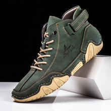 Handmade Men Boots New 2025 Leather Casual Shoes Outdoor Non-Slip Man Ankle Design Sneakers Tenis Masculino Zapatillas