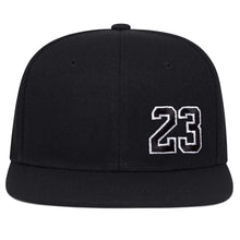 Unisex 23 Embroidery Hip-hop Hats Fashion Outdoor Adjustable Casual Baseball Caps Sunscreen Hat
