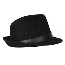 Genuine Leather Gentleman Top Hat For Men Britain Winter Nubuck Suede Wheat Ear Letters Printed Retro Dad Jazz Caps Fedora