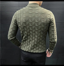 High Quality Half High Collar Knitted Sweater for Men Casual Business Pullover Sweater Slim Fit Warm Knitwear Tops Autumn Winter