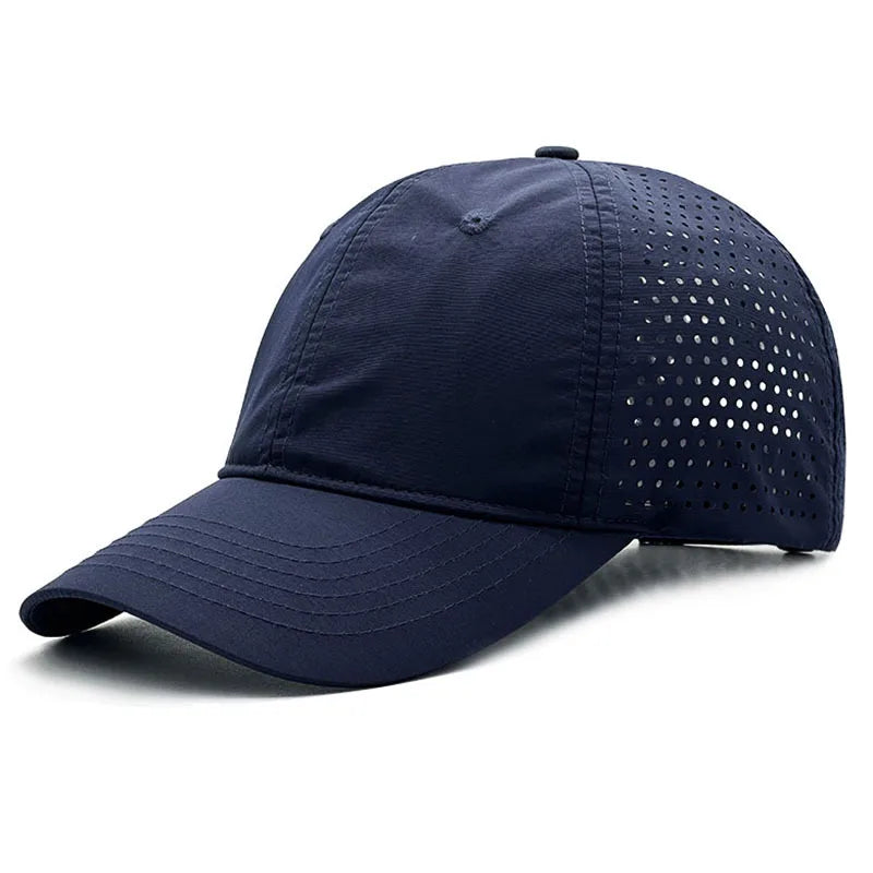 Men's Big Size 65cm Baseball Cap Quick Dry Breathable Mesh Trucker Hat Summer Outdoor Sport Sun Hat