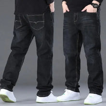Big Size Men's Jeans High Stretch Denim Fabric Large Size Pants for 45-150kg Jeans Hombre Wide Leg Jeans Pantalon Homme