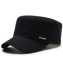 Men'S Military Hat Simple And Versatile Middle-Aged Hats Spring Autumn Casual Flat Cap