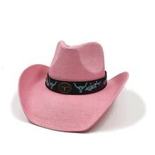 New cowboy hat women men fashion western knight hat embroidery accessories travel sun hat