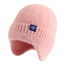 Winter versatile knitted hat for women with ear protection and elastic hood for warmth, cold resistance, and windproof riding