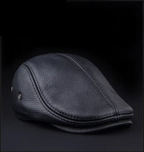 Winter Berets male warm Ear protection cap Men's outdoor leather hat