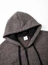 New Streetwear Men's Long Sleeve Sweatshirts for Men Zipper Hooded Oversize Winter Warm Jacket Coat Outdoor Tracksuit Men