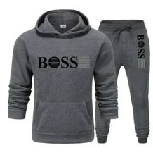 Two-piece Fitness Sets for Autumn and Winter, Casual Sportswear for Both Men and Women, Paired with Fashionable Hooded Sweatshir
