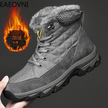 Men's Boots Snow Boot Fashion High Tops Shoes Proof Non-slip