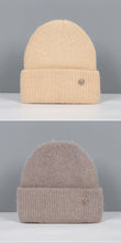 Winter Hats For Women Rabbit Fur Beanie Hat Woman Knitted Skullies Beanies Solid Wool Soft Autumn Winter Cashmere Caps Bonnet