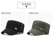 Mens Baseball Cap  Flat Caps  Spring Autumn Tactical Hat Men's Flat Top Cotton Cap Sports Leisure Hats