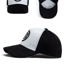 New Round Leather Labels Trendy Suede Hats for Men Baseball Caps Men's Versatile Sun Hats Women's Hip-hop Caps Outdoor Shade