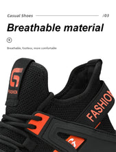 Steel Toe Anti-smash  Anti-Puncture Safety Shoes Men Lightweight Slip Resistant Work Shoes Comfortable Breathable Work Boots Men